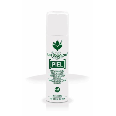 Spray Los Botánicos Piel 150ml de JG Valencia para alivio de quemaduras y picaduras.